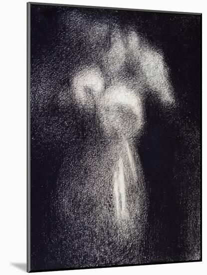 Vase de Fleurs-Georges Seurat-Mounted Giclee Print