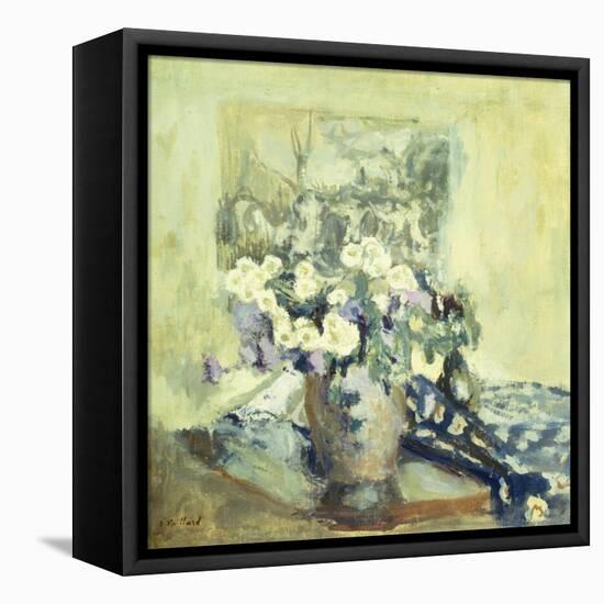 Vase de Fleurs-Edouard Vuillard-Framed Premier Image Canvas