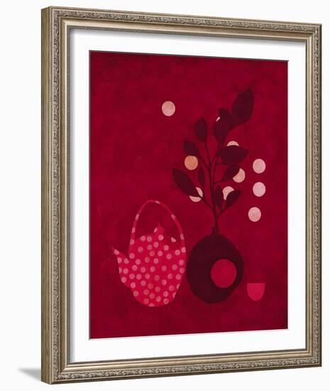 Vase et Theiere A' Po-Anna Buschulte-Framed Art Print