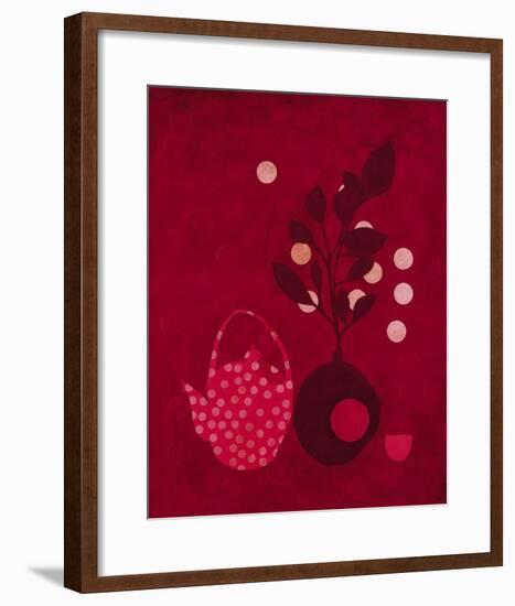 Vase et Theiere A' Po-Anna Buschulte-Framed Art Print