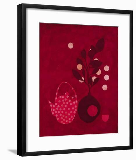 Vase et Theiere A' Po-Anna Buschulte-Framed Art Print