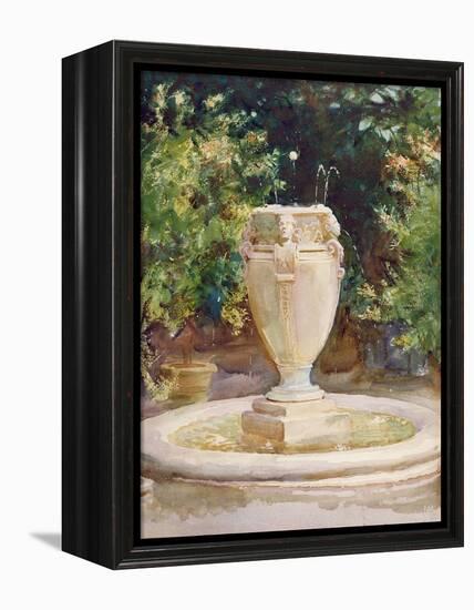 Vase Fountain, Pocantico-John Singer Sargent-Framed Premier Image Canvas