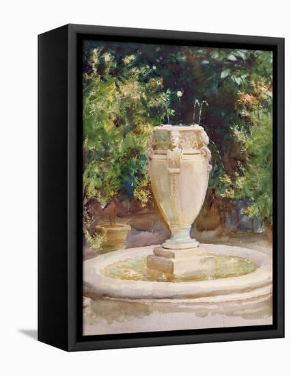 Vase Fountain, Pocantico-John Singer Sargent-Framed Premier Image Canvas