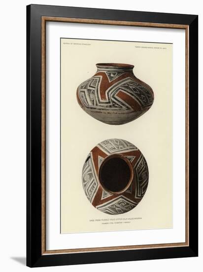 Vase from Pueblo Viejo, Gila Valley, Arizona-null-Framed Giclee Print