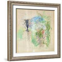 Vase in a Garden, 1890-Berthe Morisot-Framed Giclee Print
