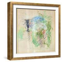 Vase in a Garden, 1890-Berthe Morisot-Framed Giclee Print