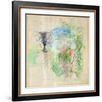 Vase in a Garden, 1890-Berthe Morisot-Framed Giclee Print