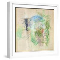 Vase in a Garden, 1890-Berthe Morisot-Framed Giclee Print