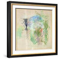 Vase in a Garden, 1890-Berthe Morisot-Framed Giclee Print