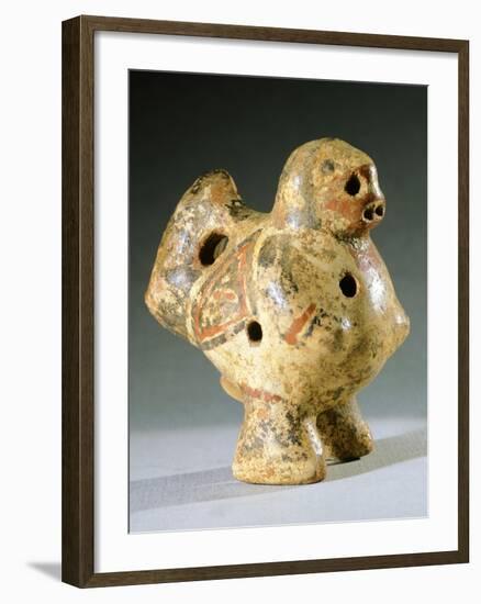 Vase in the Form of an Ocarina, Artifact Originating from Chiriqui-null-Framed Giclee Print