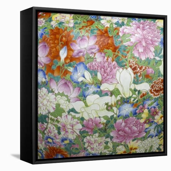 Vase "Mille fleurs"-null-Framed Premier Image Canvas