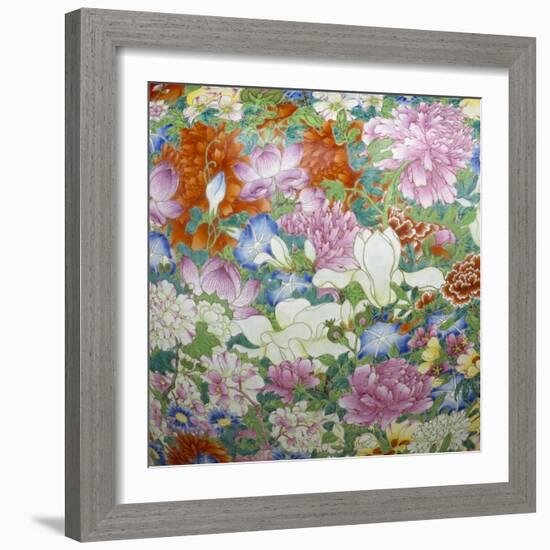 Vase "Mille fleurs"-null-Framed Giclee Print