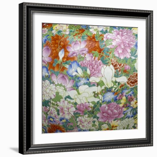 Vase "Mille fleurs"-null-Framed Giclee Print