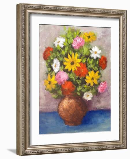 Vase of Beauty II-Walt Johnson-Framed Art Print