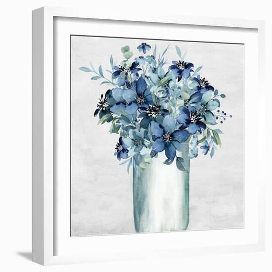 Vase Of Blue-Kimberly Allen-Framed Art Print