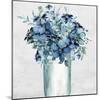 Vase Of Blue-Kimberly Allen-Mounted Art Print