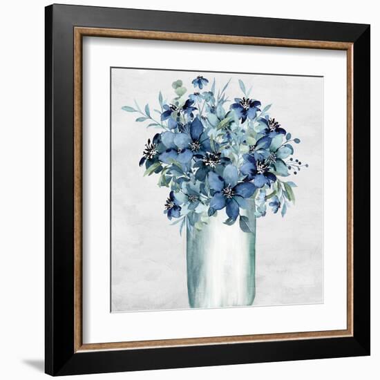 Vase Of Blue-Kimberly Allen-Framed Art Print