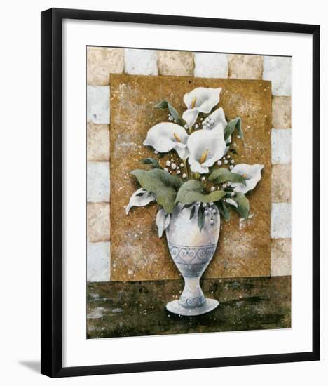 Vase of Callas-A^ Da Costa-Framed Art Print