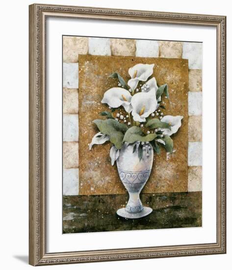 Vase of Callas-A^ Da Costa-Framed Art Print