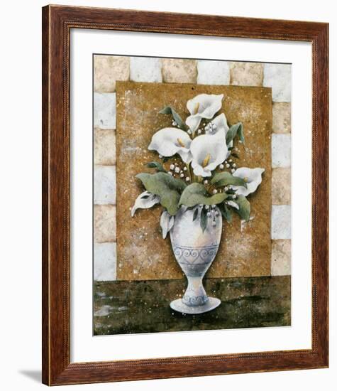 Vase of Callas-A^ Da Costa-Framed Art Print