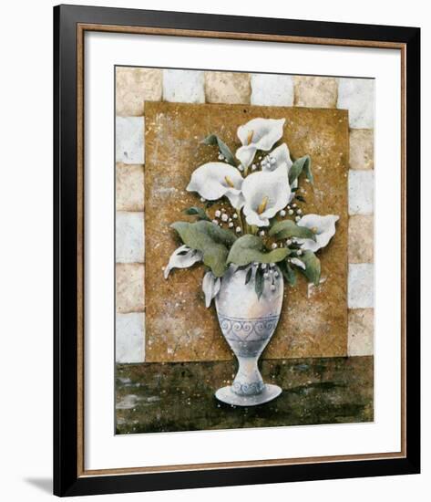 Vase of Callas-A^ Da Costa-Framed Art Print