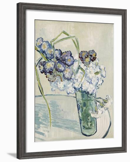 Vase of Carnations, c.1890-Vincent van Gogh-Framed Giclee Print