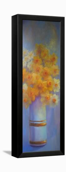 Vase of Daffodils, 2018-Lee Campbell-Framed Premier Image Canvas