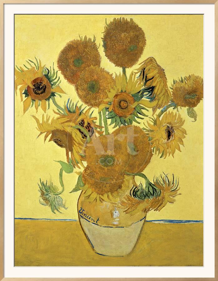 Vase Of Fifteen Sunflowers C 1888by Vincent Van Gogh