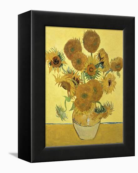 Vase of Fifteen Sunflowers, c.1888-Vincent van Gogh-Framed Premier Image Canvas