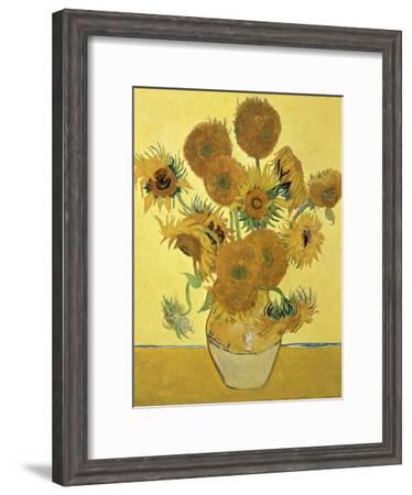 vase with fifteen sunflowers van gogh