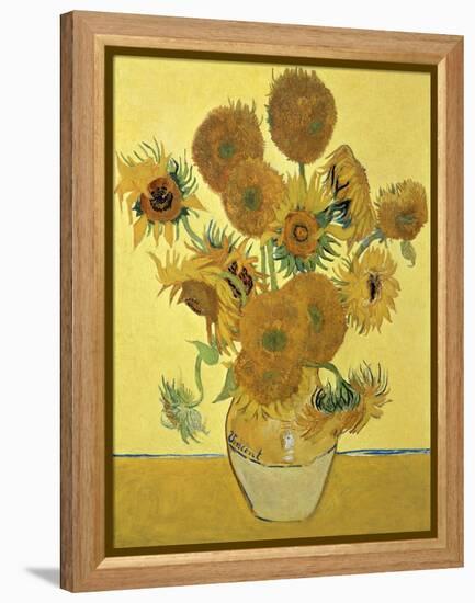 Vase of Fifteen Sunflowers, c.1888-Vincent van Gogh-Framed Premier Image Canvas