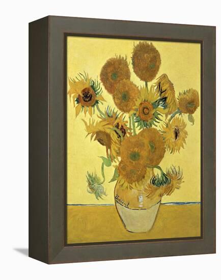 Vase of Fifteen Sunflowers, c.1888-Vincent van Gogh-Framed Premier Image Canvas