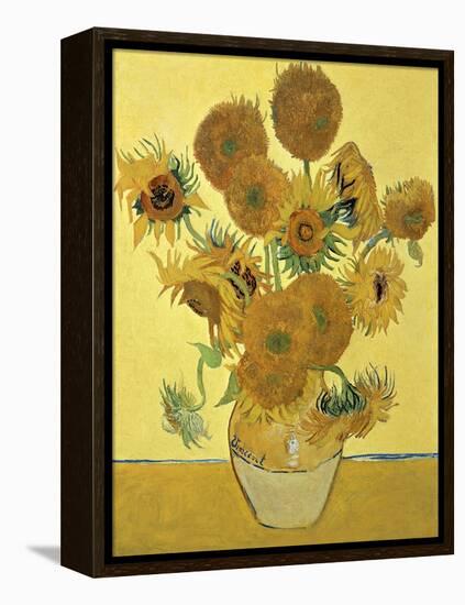 Vase of Fifteen Sunflowers, c.1888-Vincent van Gogh-Framed Premier Image Canvas