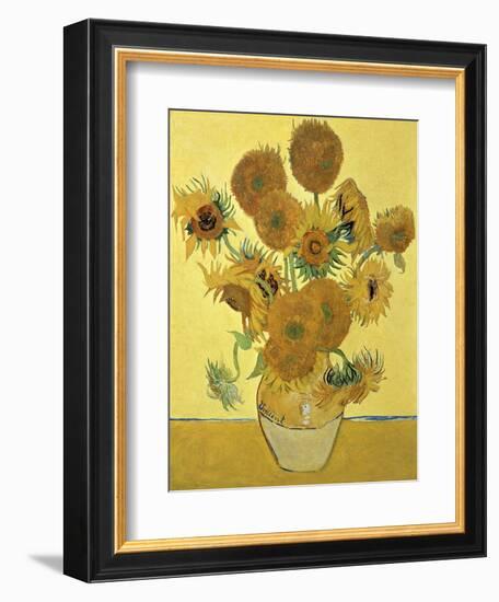 Vase of Fifteen Sunflowers, c.1888-Vincent van Gogh-Framed Giclee Print