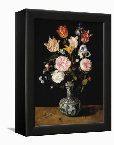 Vase of Flowers, 1609-1615-Jan Brueghel the Elder-Framed Premier Image Canvas
