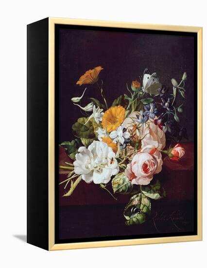 Vase of Flowers, 1695-Rachel Ruysch-Framed Premier Image Canvas