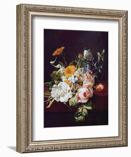 Vase of Flowers, 1695-Rachel Ruysch-Framed Giclee Print