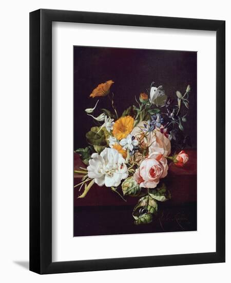 Vase of Flowers, 1695-Rachel Ruysch-Framed Giclee Print