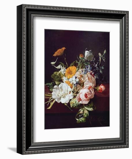 Vase of Flowers, 1695-Rachel Ruysch-Framed Giclee Print