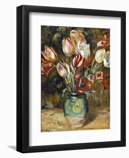 Vase of Flowers, 1888-89-Pierre-Auguste Renoir-Framed Giclee Print