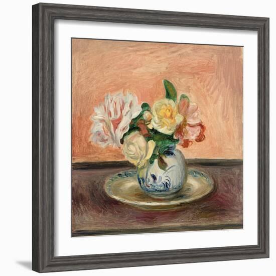 Vase of Flowers, 1901-Pierre-Auguste Renoir-Framed Giclee Print