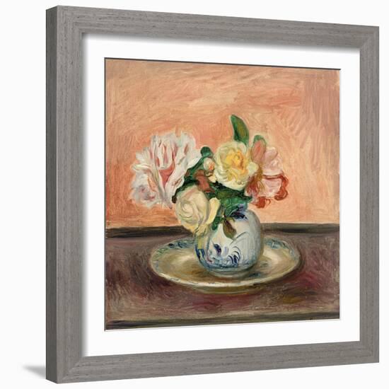 Vase of Flowers, 1901-Pierre-Auguste Renoir-Framed Giclee Print