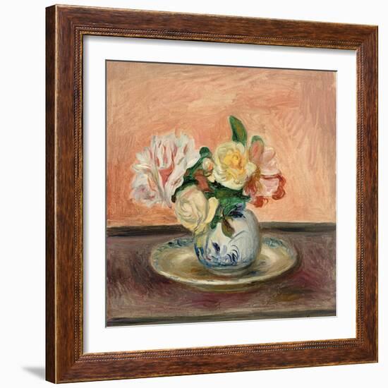 Vase of Flowers, 1901-Pierre-Auguste Renoir-Framed Giclee Print