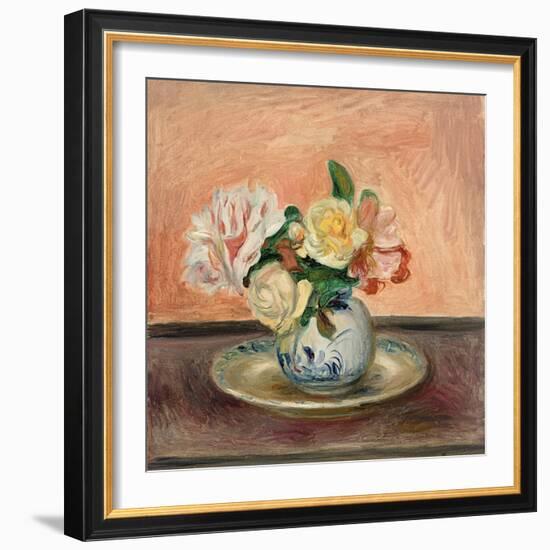 Vase of Flowers, 1901-Pierre-Auguste Renoir-Framed Giclee Print