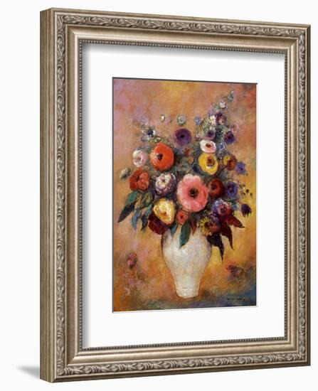 Vase of Flowers, 1912-Odilon Redon-Framed Art Print