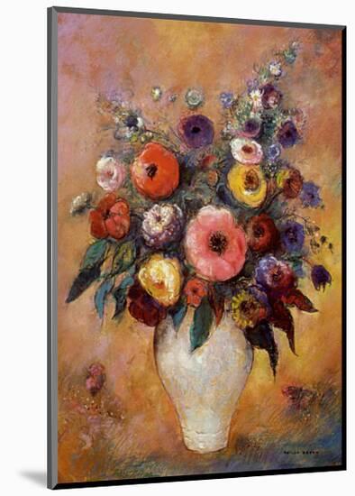 Vase of Flowers, 1912-Odilon Redon-Mounted Art Print