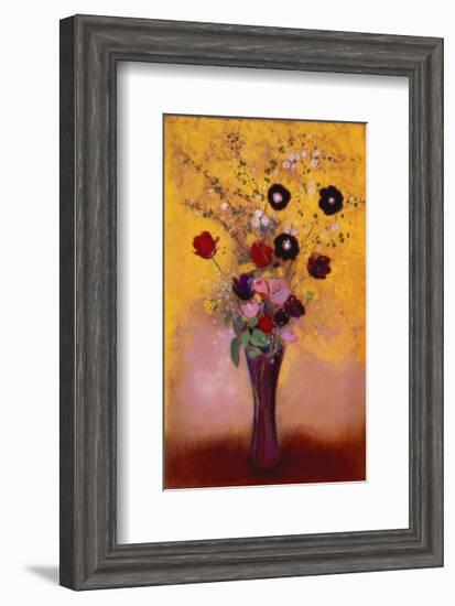 Vase of Flowers, 1916-Odilon Redon-Framed Art Print