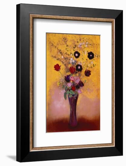 Vase of Flowers, 1916-Odilon Redon-Framed Art Print