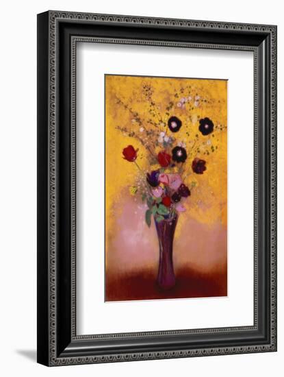 Vase of Flowers, 1916-Odilon Redon-Framed Art Print