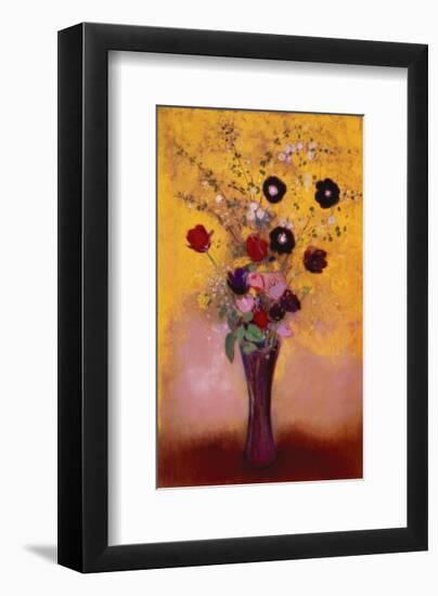 Vase of Flowers, 1916-Odilon Redon-Framed Art Print